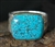 NOAH PFEFFER KINGMAN WEBBED TURQUOISE RING