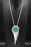 LOVELY FRANK PATANIA SR. TURQUOISE PENDANT