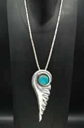 LOVELY FRANK PATANIA SR. TURQUOISE PENDANT