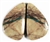 NATURAL RIBBON ROYSTON MATCHED PAIR 35.5 CTS