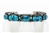 Pretty Vintage Morenci Turquoise Row Bracelet