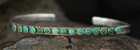 LOVELY NAVAJO TINY SNAKE EYE ROW BRACELET