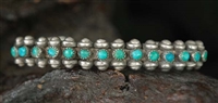 LOVELY NAVAJO SNAKE EYE ROW BRACELET