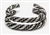 Vintage Heavy Silver Twist Wire Bracelets