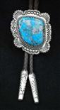 TOMMY JACKSON MORENCI TURQUOISE BOLO TIE