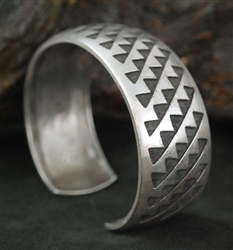 BERNARD DAWAHOYA HOPI OVERLAY CUFF