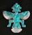 ZUNI LAMBERT HOMER TURQUOISE INLAID PIN