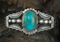 LOVELY MORRIS ROBINSON BLUE GEM BRACELET