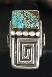 MORRIS ROBINSON #8 TURQUOISE RING