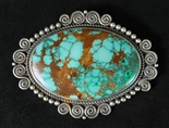STUNNING PERRY SHORTY TURQUOISE PIN