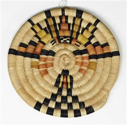 Hopi Coil Plaque, Maiden Design c. 1950