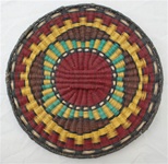 Hopi Wicker Plaque Cloud Design