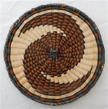 Hopi Wicker Plaque Storm Design