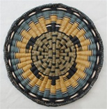 Hopi Wicker Plaque Turtle Design