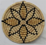 Hopi Coil Plaque, Floral Design c.1940