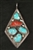 1967 ZUNI CRAFTSMAN ASSOC. PENDANT CHEAMA FAMILY