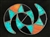 LOVELY VINTAGE ZUNI INLAID PIN