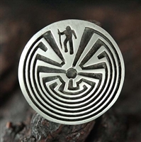 RICK MANUEL MAN IN THE MAZE BOLO TIE