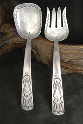 LOVELY STAMPED AUSTIN WILSON SERVING SET