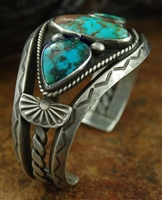 BEAUTIFUL VINTAGE TURQUOISE BRACELET