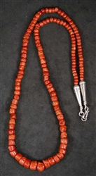 LOVELY KEWA MEDITERRANEAN CORAL NECKLACE