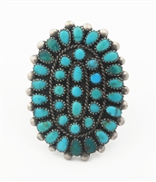 1950's ZUNI CLUSTER RING