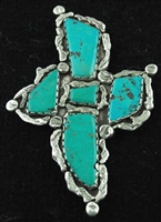 DAN SIMPLICIO MORENCI TURQUOISE PIN - SEW ON