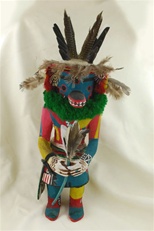 This Antelope Kachina was carved and signed by world renowned Hopi carver Jimmy Kewanwytewa.