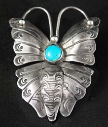 LOVELY NAVAJO BUTTERFLY PIN