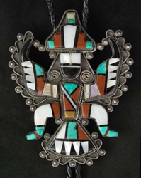 BEAUTIFUL ARNOLD CELLICION KNIFEWING BOLO/PENDANT TIE