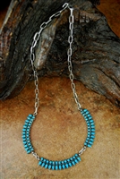 EXQUISITELY CRAFTED TURQUOISE ZUNI COLLAR
