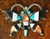 STUNNING ZUNI C G WALLACE BUTTERFLY PIN/PENDANT