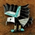V. NOCHE ZUNI INLAID EAGLE PIN/PENDANT
