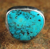 BLUE DIAMOND TURQUOISE RING