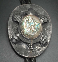 MICHEAL ROGERS PAIUTE SANDCAST TURTLE BOLO TIE