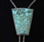 ALICE LEEKYA HOMER ZUNI TURQUOISE BOLO TIE