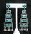 Pretty Vintage Zuni Dangle Earrings
