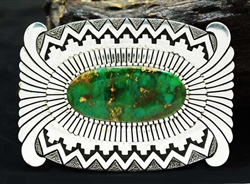 ALTON BEDONIE ROYSTON TURQUOISE BELT BUCKLE