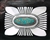 STUNNING LEONARD NEZ LAPIS DAMELE BELT BUCKLE