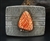 NORBERT PESHLAKAI SPINY OYSTER BELT BUCKLE