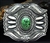 P.J. Paul Begay Chinese Turquoise Belt Buckle