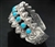HALLMARKED FRANK PESHLAKAI HEART BRACELET