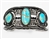 STUNNING FRED PESHLAKAI #8 TURQUOISE BRACELET