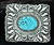 Beautiful Darryl Becenti Kingman Webbed Belt Buckle