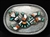 VINTAGE ZUNI RAINBOWMAN BELT BUCKLE