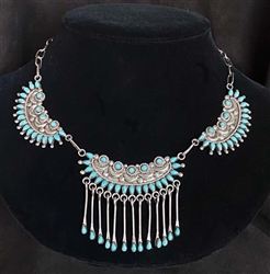 BEN & REYES KALLESTEWA PETIT POINT NECKLACE