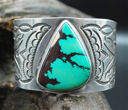 LARGE MARK CHEE BISBEE TURQUOISE BRACELET