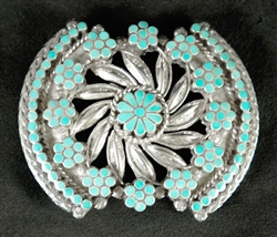 VINCENT JR AND MARVINA DISHTA TURQUOISE BUCKLE