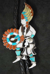 WONDERFUL DIXON SHEBOLA AZTEC DANCER BOLO TIE