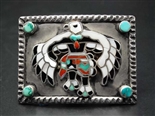 BEAUTIFUL JOHN LUCIO EAGLE DANCER BELT BUCKLE